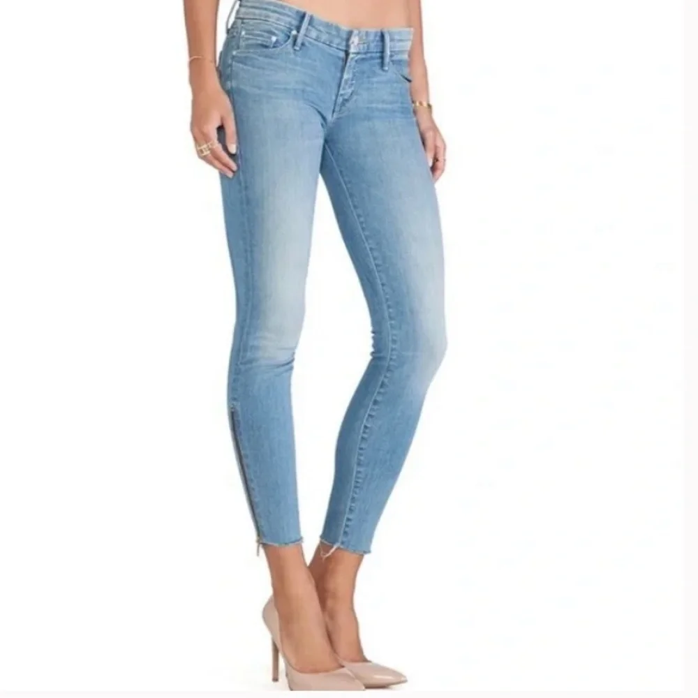 🍄 Mother Looker Zip Fray Wash Home Sweet Home Jeans - Picture 6 of 15